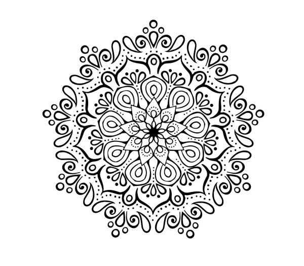 Точечная роспись трафареты