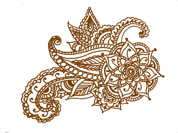 Мехенди эскизы