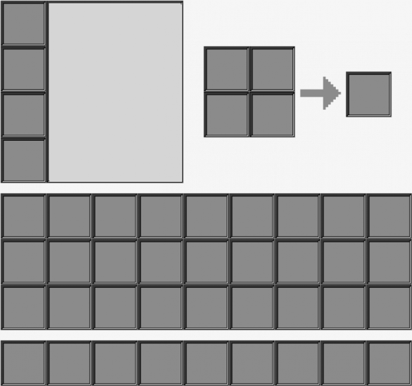 Инвентарь в ма нкрафте