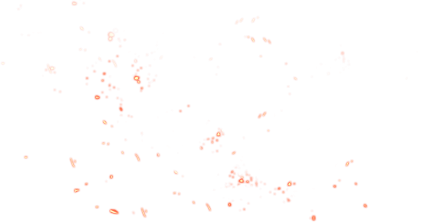 Частички огня без фона