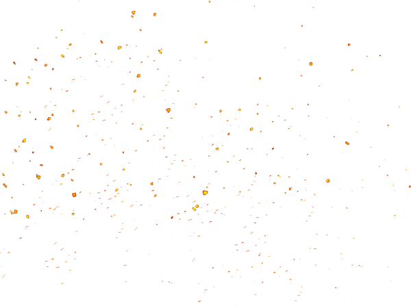 Частички огня без фона