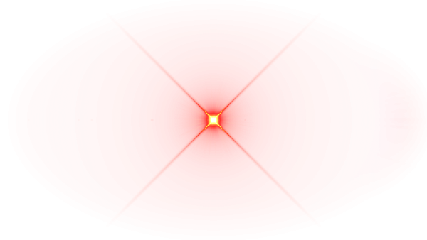 Красный блик на прозрачном фоне