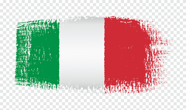 Флаг Италии мазки