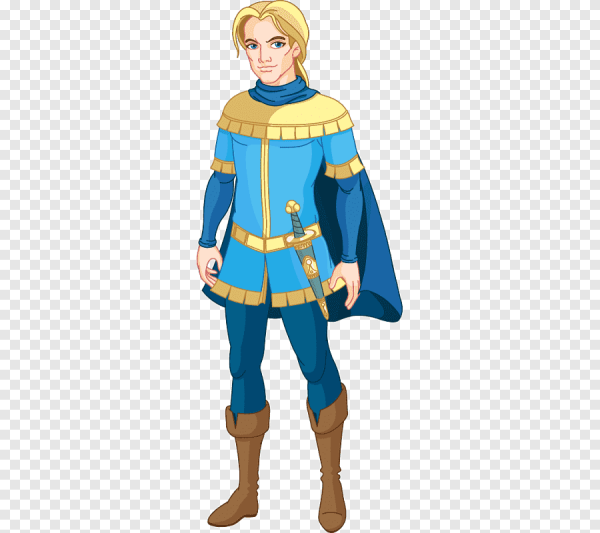 Костюм принца на белом фоне