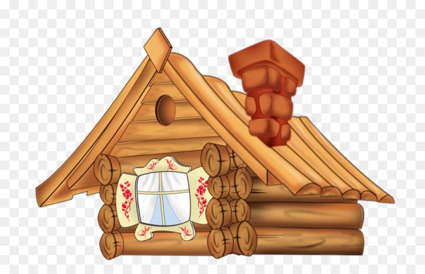 Деревянный дом из сказки