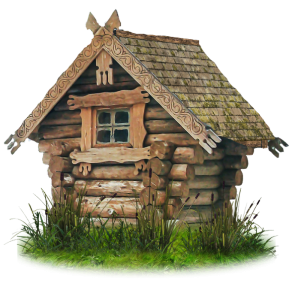 Деревянный дом из сказки