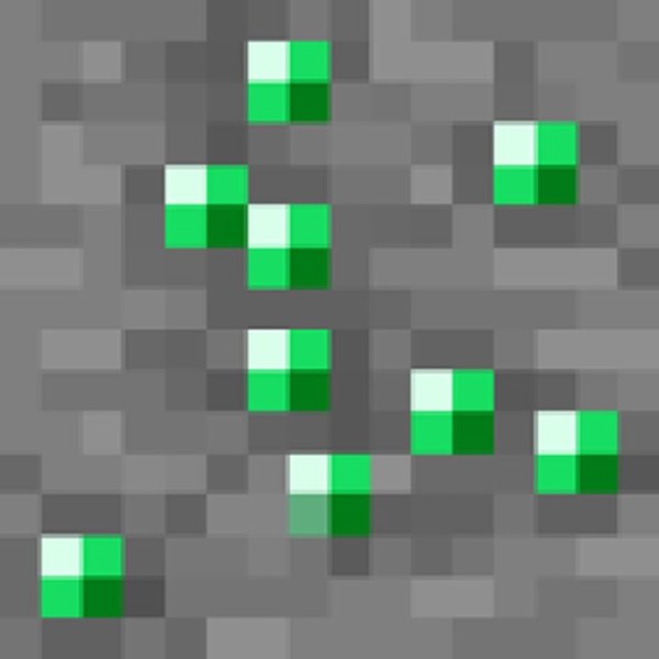 Блоки майнкрафт изумруд руда