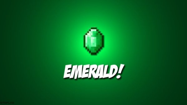 Изумруд в МАЙНКРАФТЕ картинки