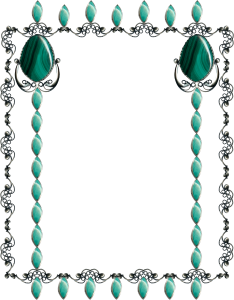 Малахитовая рамка