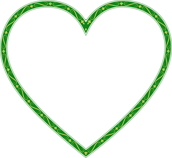 Сердечки (зеленые)