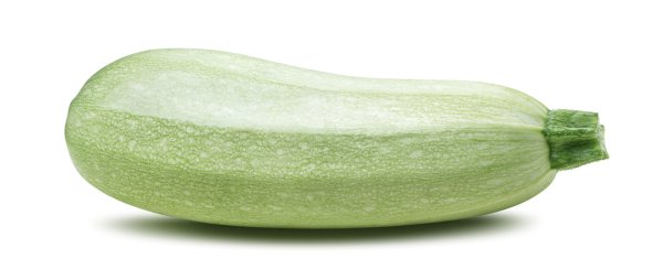 Кабачок на белом фоне