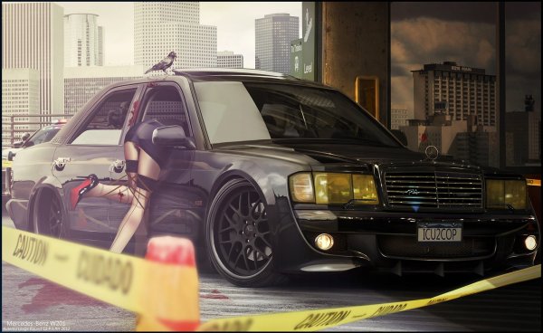 Mercedes w124 Benz Mafia