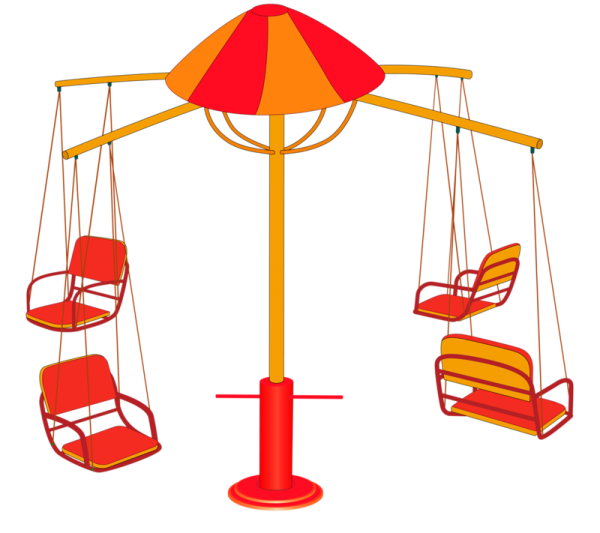 Карусель на прозрачном фоне