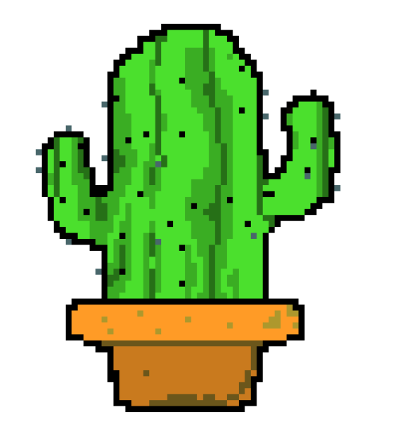 Пиксельный Кактус