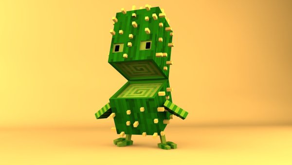 Блок кактуса из МАЙНКРАФТА