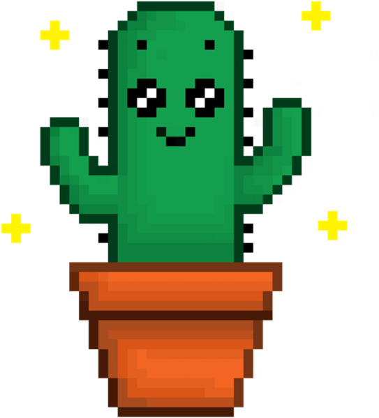 Пиксельный Кактус