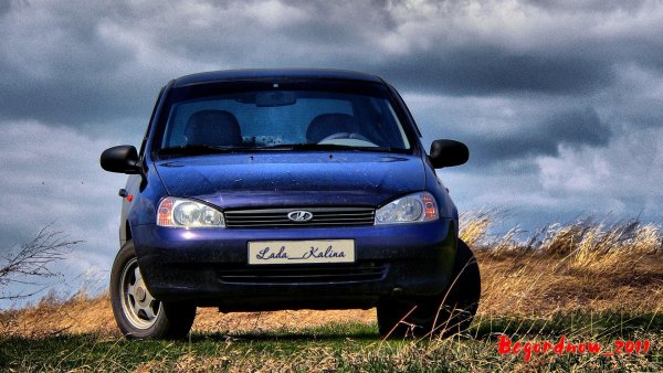 Калина Лада 1118 ржавая