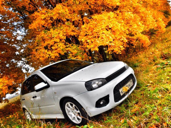 Бампер Калина 2 на калину 1