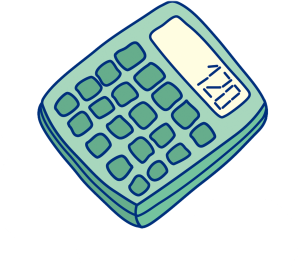 Калькулятор нарисованный