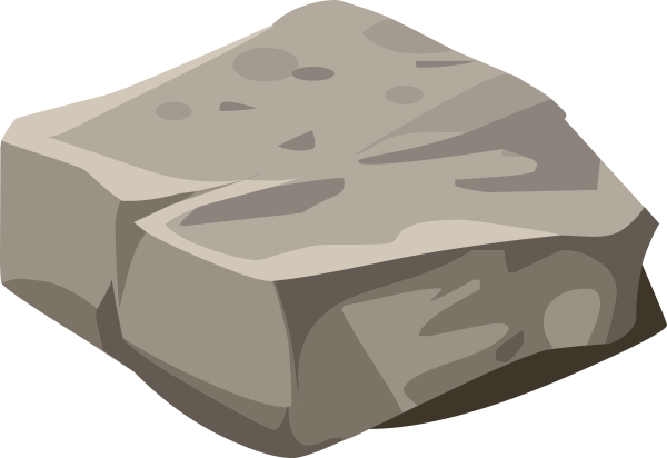 Камень мультяшный