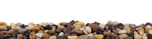 Морские камни на белом фоне