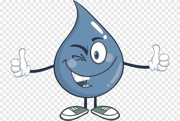 Капля мультяшная