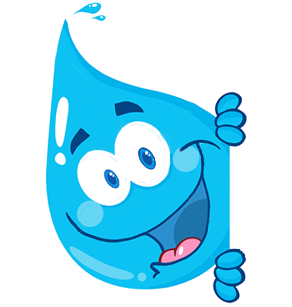 Веселая капля воды