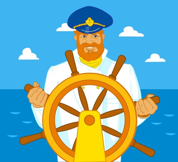 Капитан корабля для детей