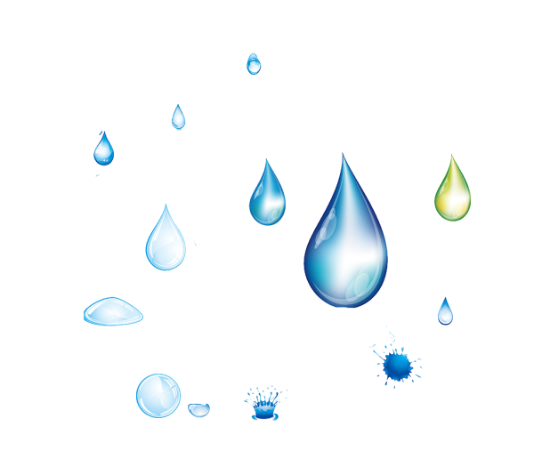 Капельки дождинки