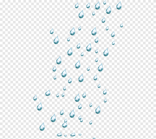 Капли дождя на прозрачном фоне