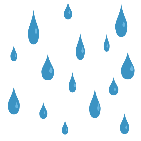 Капелька на белом фоне