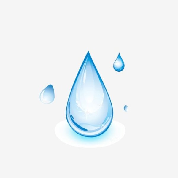 Капля без фона