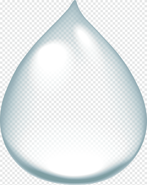 Капля воды прозрачная