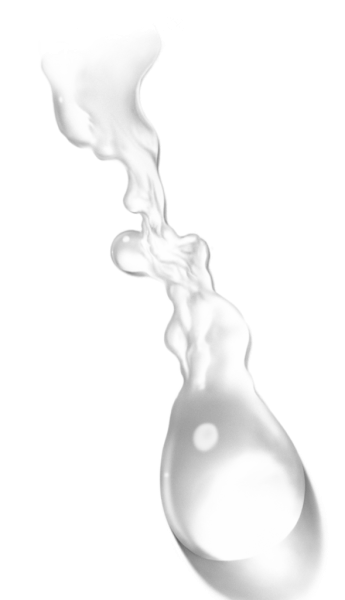 Слеза на прозрачном фоне