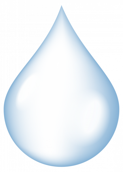 Капельки воды на прозрачном фоне