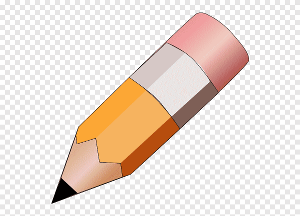 Карандаш на прозрачном фоне