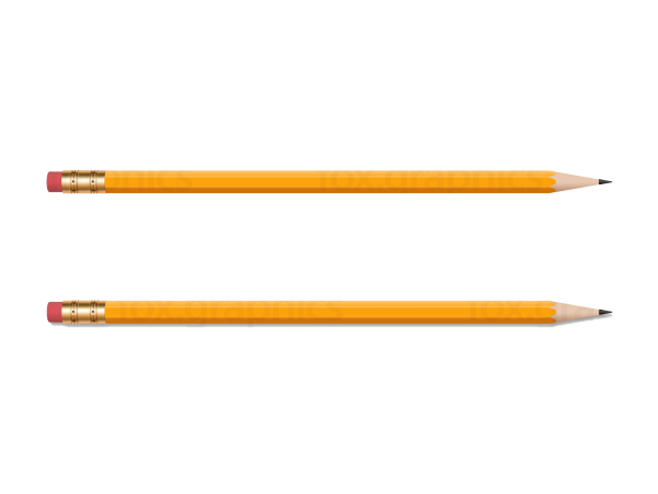 Карандаш вид сверху