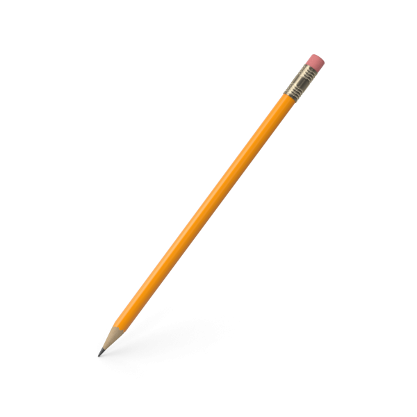 Карандаш на белом фоне