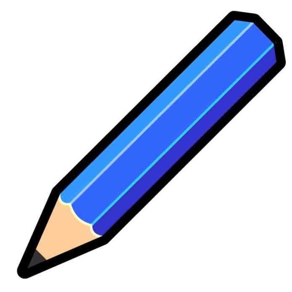 Синий карандашик