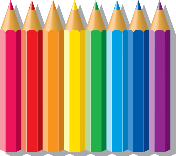 Мультяшные цветы карандашом