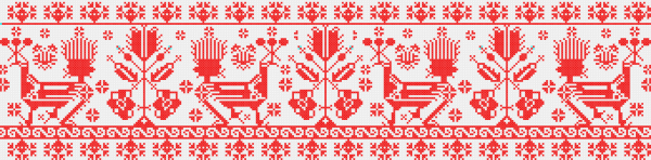 Белорусский орнамент в полосе