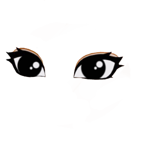 Анимешные глаза без фона