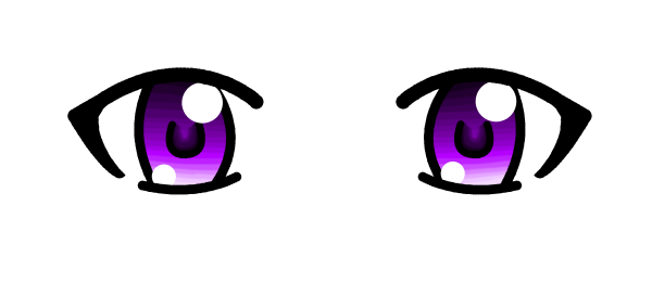 Анимешные глаза без фона