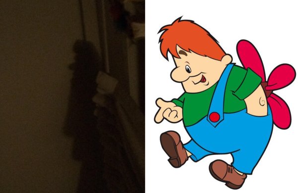 Малыш и Карлсон Карлсон на белом фоне