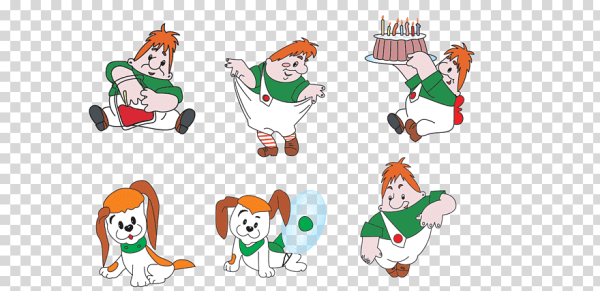 Малыш и Карлсон клипарт