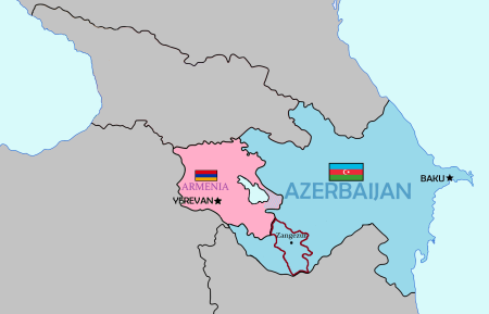 Габала Азербайджан на карте