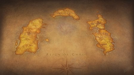 Карта Азерота Warcraft 3