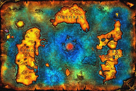 Карта мира варкрафт 3