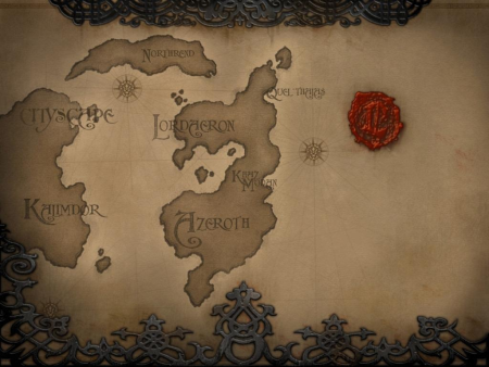 Карта Warcraft 3 карта Азерота