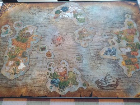 Карта мира в стиле World of Warcraft